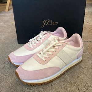 J. Crew Sneakers, peony orchid size 7.5